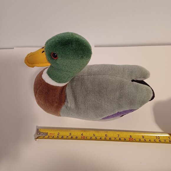 Mallard Duck Soft Stuffed Plush Toy 10'' x 8'' - Picture 6 of 8